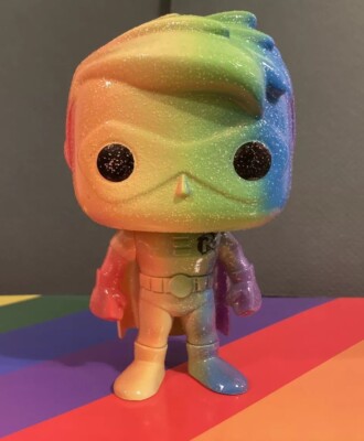 Funko Pop! DC Heroes: Pride Robin Rainbow Glitter Batman Family Loose No  Box