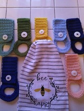 Crochet Kitchen Towel Holder