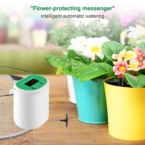 Automatic Drip Irrigation Controller Kit Indoor Plant Self Watering System Timer - Picture 10 of 11