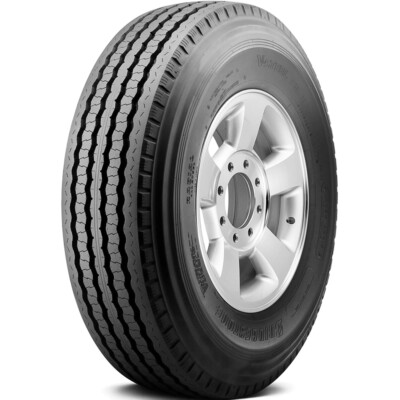 Tire 8R19.5 123/121L Load F 12 Ply Bridgestone R187 All Position ...