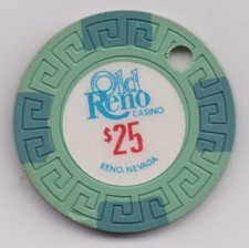  25 Old Reno Casino Chip Reno NV