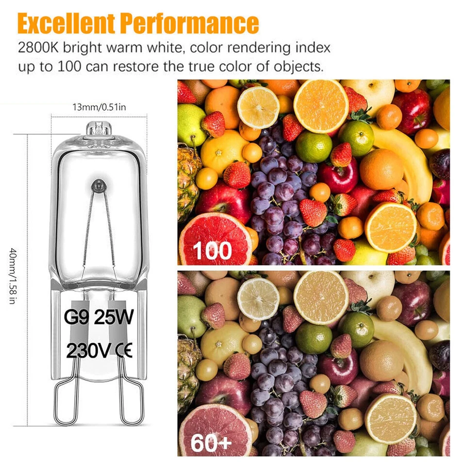 G4 G9 Type Bulbs Capsule 10W 18W 20W 25W 28W 33W 40W 60W Lamp Light 220V 12V - Image 3 of 4