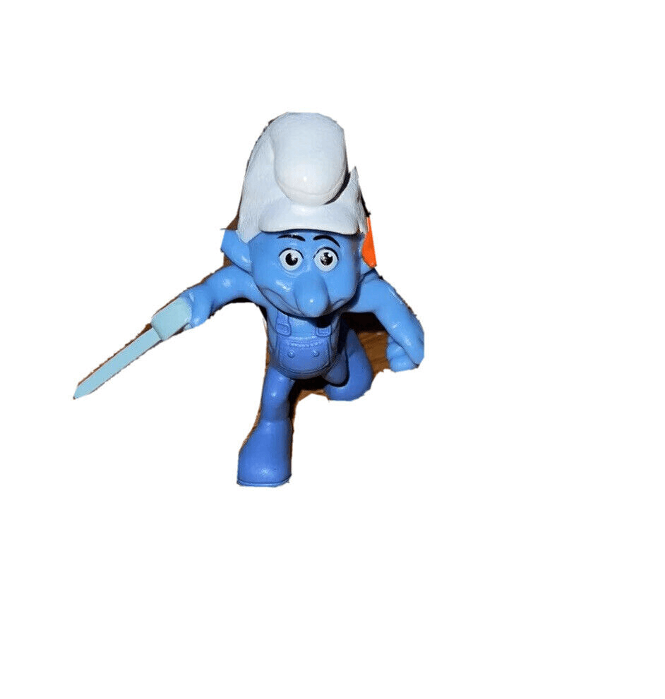 Smurf Figure -Handy with Saw McDonalds Happy Meal Toy 2011 | eBay