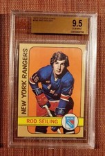 1972 O-Pee-Chee #194 Rod Seiling Rangers Hockey Card BVG 9.5 Gem Mint Pop 1