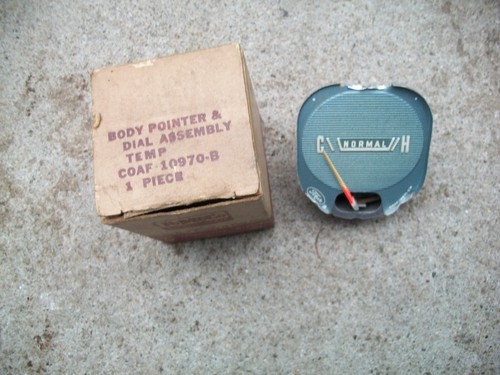 1960 Ford Sunliner Skyliner Fairlane 500 Galaxie RARE Dash NOS Temperature Gauge