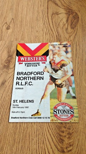 Bradford Northern Rugby League Programmes 1971 - 1993 - Picture 134 of 141