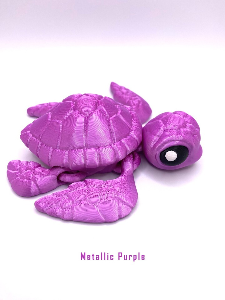 Sea Turtle 3D Printed Articulated Fidget Figurine | eBay