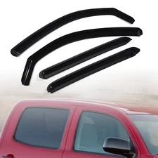 US IN-CHANNEL Window Visors Sun Vent Guard For 2005-2015 Toyota Tacoma Crew Cab