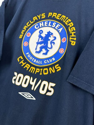 Vintage Umbro Chelsea Champions 2004 Football Shirt Jersey Tee