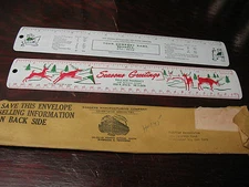  SANDERS FISHING REGULATIONS S.CAROLINA & WALLACE PHARMACY ADVT. VINT. ORIGINAL 