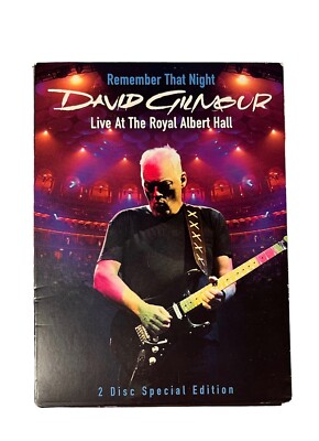 Remember That Night DAVID GILMOUR 2xDVD Live Royal Albert Hall Collectors Ed