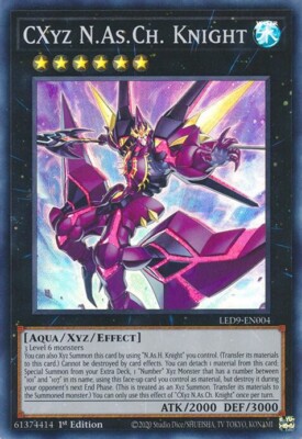 CXyz N.As.Ch. Knight - Legendary Duelists: Duels From the Deep (LED9) Yugioh