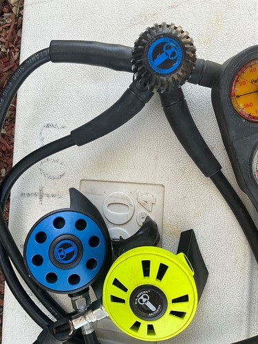 Aqualung Conshelf Scuba Diving Regulator with Gauges - Untested AS-IS - Picture 4 of 5