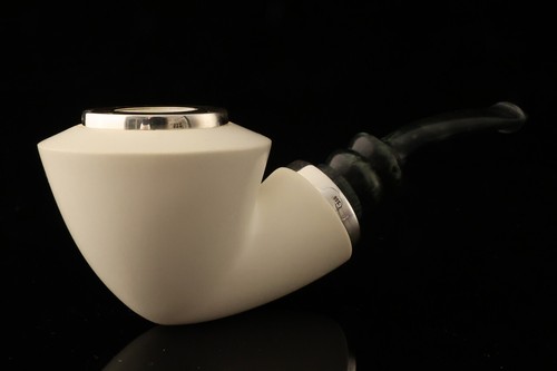 srv Premium - Dublin RC - Reverse Calabash Meerschaum Pipe with case 15369 - Picture 7 of 11