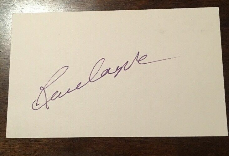 RANDI LAYNE- ACTRESS -AUTOGRAPH SIGNED- INDEX CARD RANDI LAYNE- ACTRESS -AUTOGRAPH SIGNED- INDEX CARD