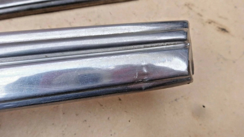 1946 1947 1948 Mercury капот из нержавеющей стали отделки молдинги оригинальной пары 1942 - Изображение 3 из 4