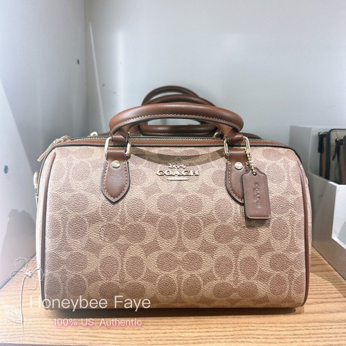 Cartera Coach Rowan nueva con etiquetas en lona exclusiva 2024 nueva CP089/CH317/CV961/CH280 - Imagen 14 de 185