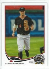 2017 Erie SeaWolves (Double A-Detroit Tigers) Connor Harrell
