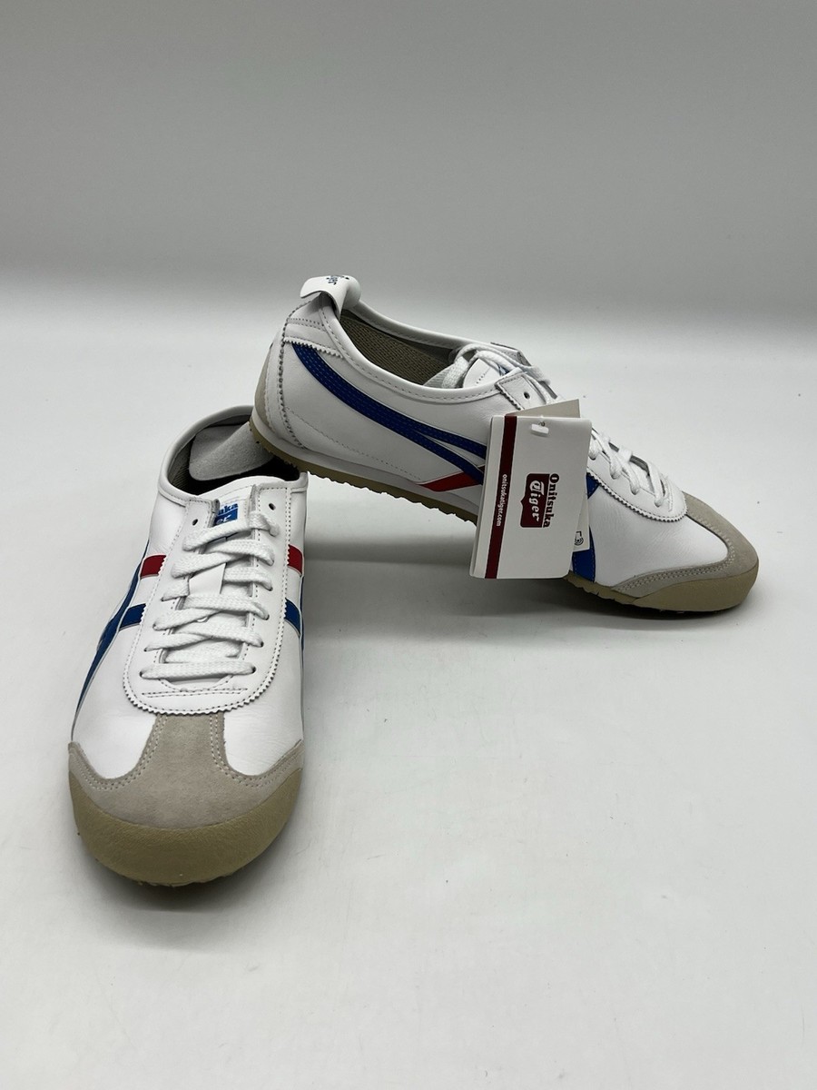 Onitsuka Tiger Mexico 66 DL408 Men Sz 11 White Red Blue Leather
