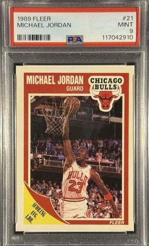1989-90 Fleer - Michael Jordan #21 PSA 9