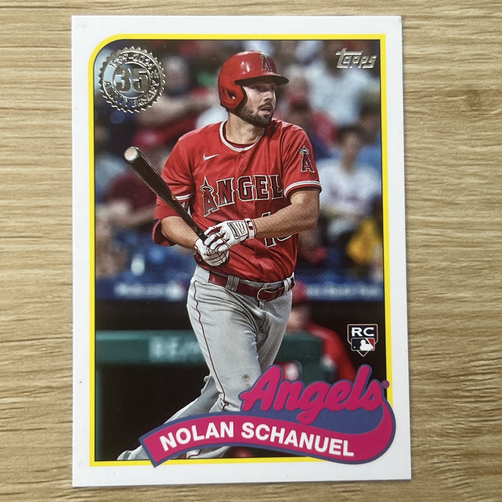 Nolan Schanuel (RC) 2024 Topps Series 1 - 1989 Topps Baseball Blue #89B-71
