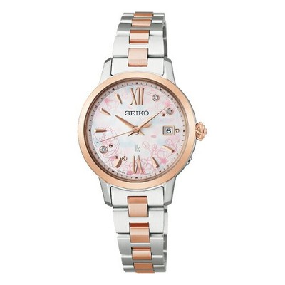 SEIKO LUKIA レディース腕時計 SEIKO LUKIA SSVW244 Sakura Blooming 2026 Limited Solar Radio