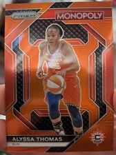 2024 Panini Prizm Alyssa Thomas Monopoly WNBA Orange Refractor  /124 #WNBA10