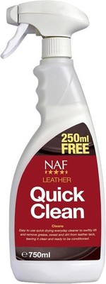 NAF Leather Quick Clean 750ml Spray-On Tack Reiniger für Sättel & Zaumzeug