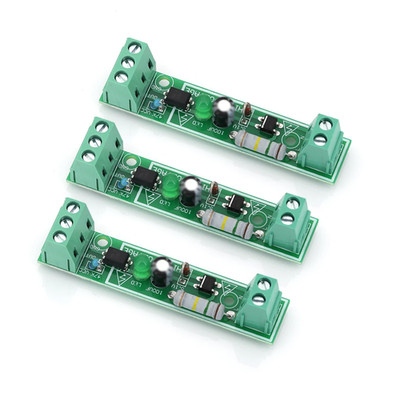 220V AC Voltage Sensing Module 3PCS Optokoppler with Blue Terminal Blocks