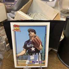 FREE SHIPPING-MINT-1991 Topps Glenn Wilson #476 ASTROS-40 YEARS OF BASEBALL