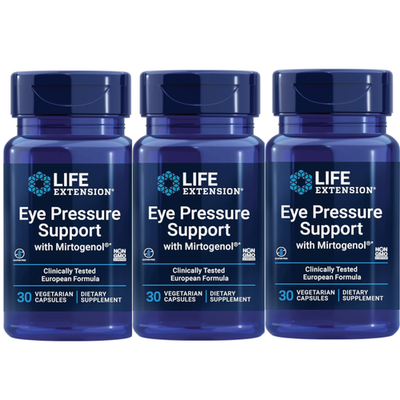 #ad Life Extension Eye Pressure Support with Mirtogenol 30 vcaps Each Pack of 3 $80.96