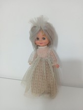 Bambola Sebino Licia vintage anni 70 h 25 cm Abito pizzo e velo Italy