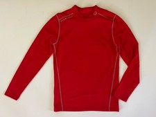 Usada en Excelente Condición Evoshield Para hombres Talla Pequeña Roja Manga Larga Camisa Atlética Camiseta Interior de Béisbol