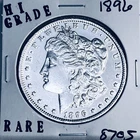1896 MORGAN SILVER DOLLAR HI GRADE GENUINE U.S. MINT RARE COIN 8705