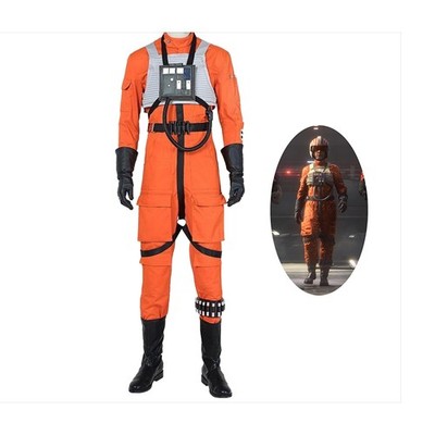 Star Wars Squadrons Pilot Uniform Costume Cosplay Suit Men's Outfit