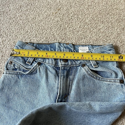Vintage Levi’s Jeans Kids Size 8 Relaxed Fit 550 Denim Orange Tab Old School - Picture 8 of 9