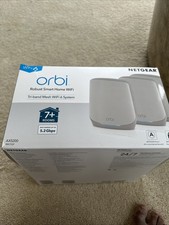 Used Orbi RBK753P WiFi 6 Mesh Router and 2 Satellites 