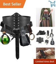 5PCS Renaissance Belt Corset Pouch Potion Bottle Costume Accessory
