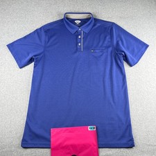 Callaway Polo Shirt 2XL Purple Callaway Lightweight Golf Casual Logo Mens