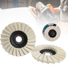 2-10PCS Wool Felt Flap Disc Metal Working Polishing Buffing Wheel Angle Grinder