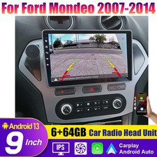 Camera Wireless Carplay  Android Auto Head Unit Radio For Ford Mondeo 2007-2014