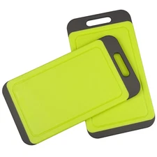 Mini Kitchen Cutting Board Mats, BPA Free, Dishwasher Safe, Juice Grooves, Th...