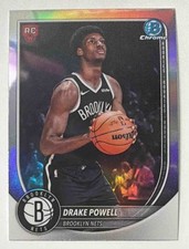 Drake Powell 2025-26 Bowman #BRR-22 Chrome Red Rookie Variation RC Nets KG