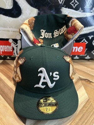 Authentic New Era Jon Stan NYC Oakland Athletics A s Angels Fitted 7 3/8 Rare