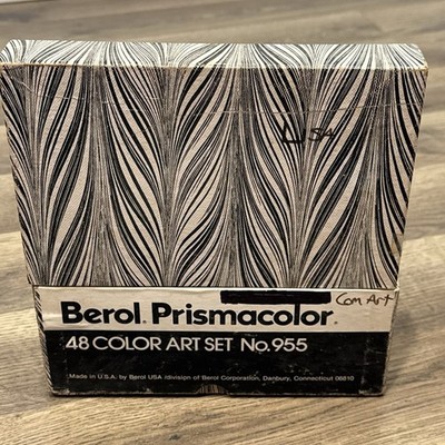 Vintage Berol Prismacolor 48 Color Art Set No. 955 Eagle Pencils Made in USA 41