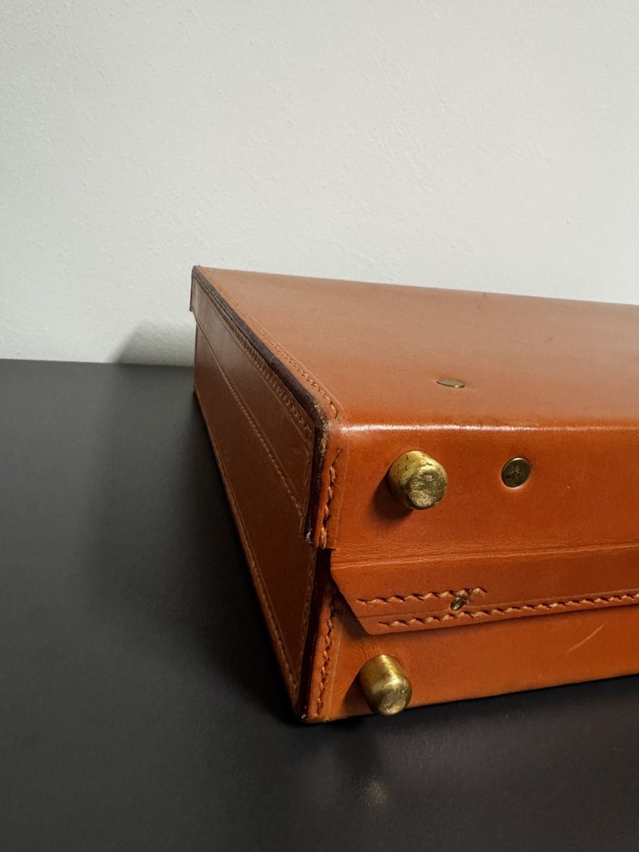 Swaine Adeney Brigg Churchill Attache Case London Tan Bridle
