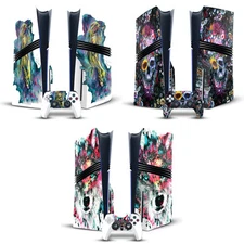 RIZA PEKER ART MIX VINYL SKIN FOR PS5 PRO DISC EDITION CONSOLE & CONTROLLER