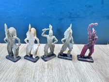 Bergen Beton: Early Plastic Large Scale Indians. Post War, c1950s. 70mm Scale