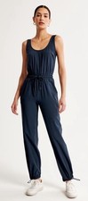 Abercrombie  Fitch Women's Blue Traveler Jumpsuit Size S Regular