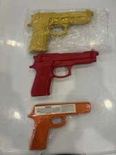 Rubber Gun Martial Arts Training 3 Gun Set